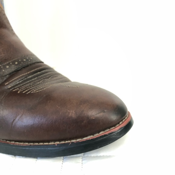 Ariat Heritage Stockman Barrel Brown Boot. Size 11.5D main image 2